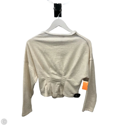Top Long Sleeve By Pilcro In Cream, Size: S