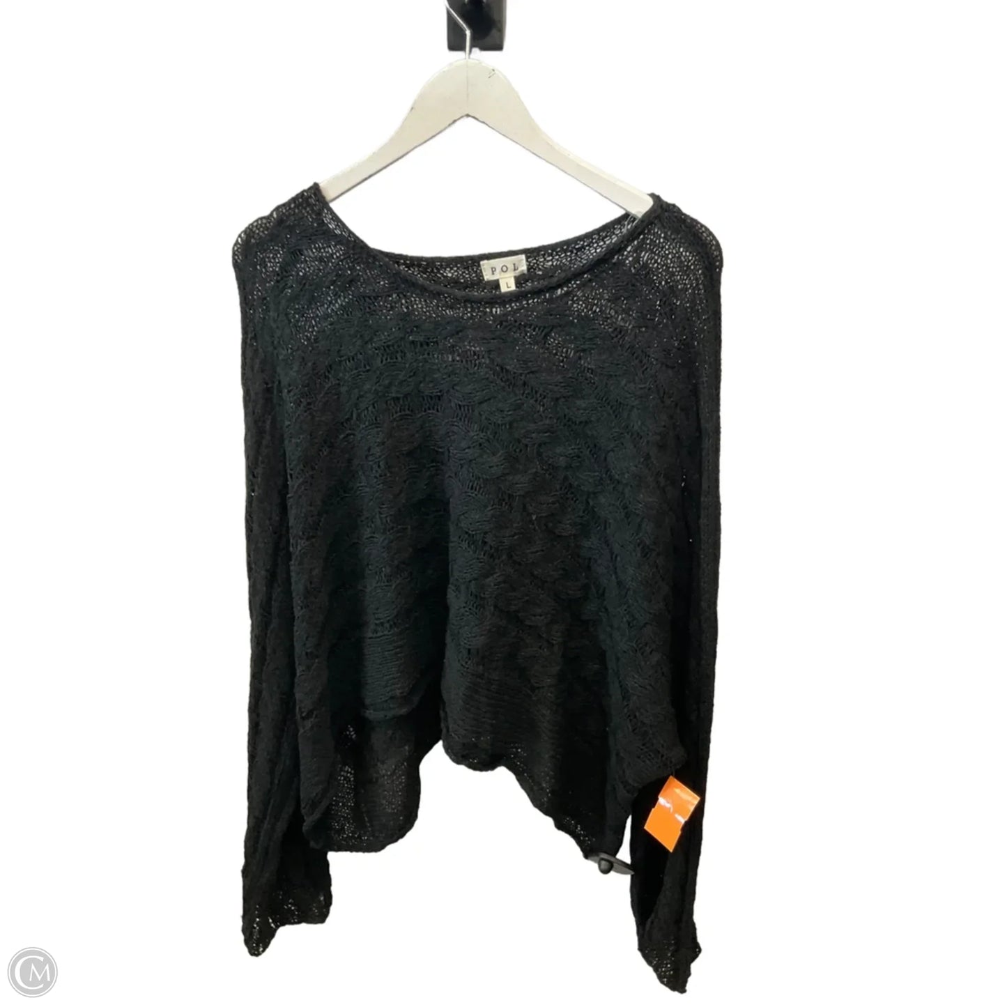 Sweater By Pol In Black, Size: L