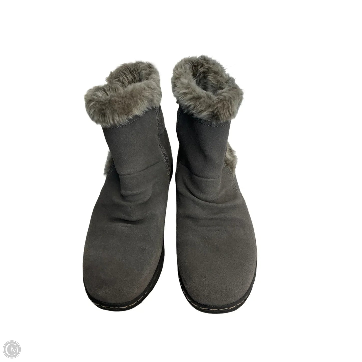 Boots Ankle Heels By Bare Traps In Taupe, Size: 8