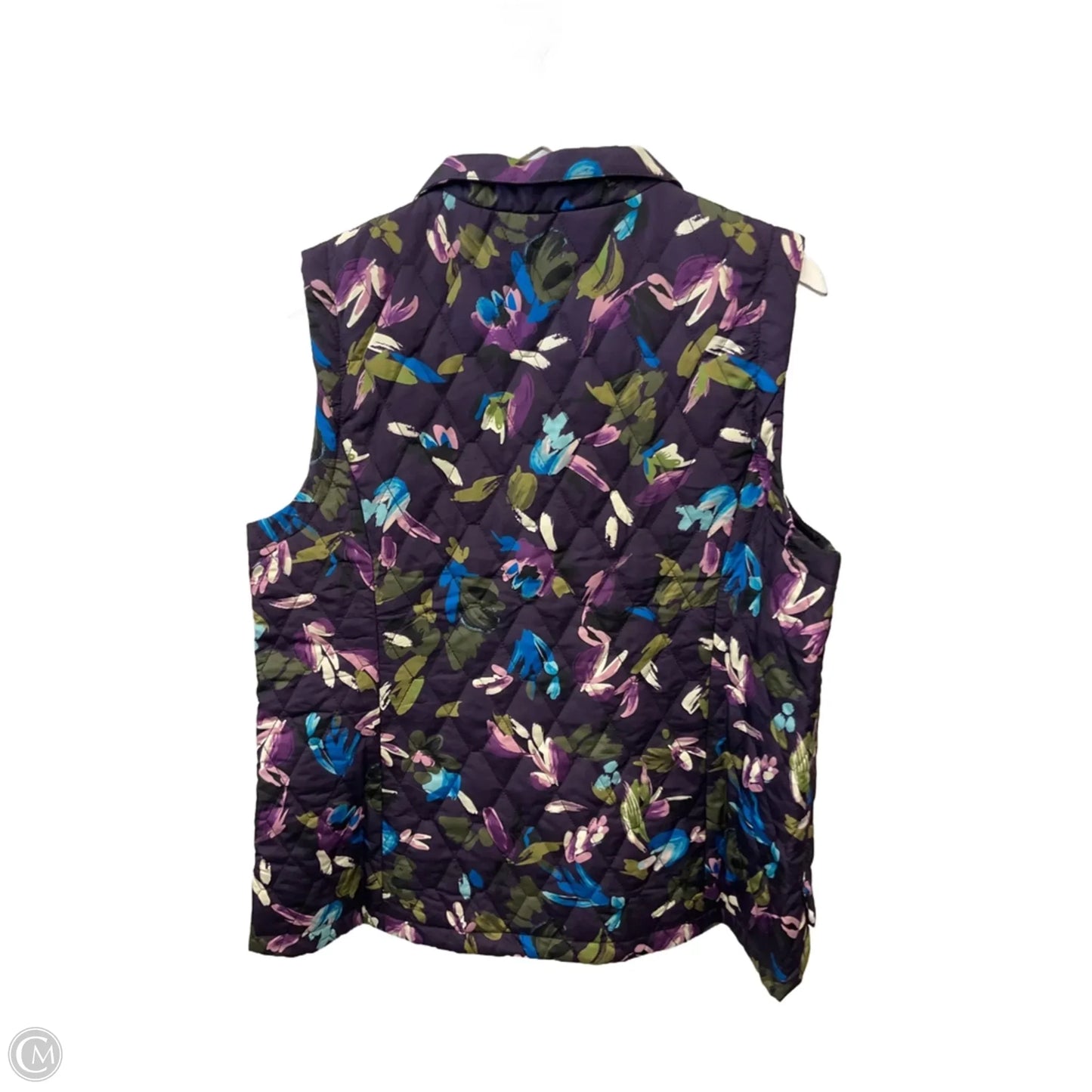 Vest Puffer & Quilted By Christopher And Banks In Purple, Size: Xl