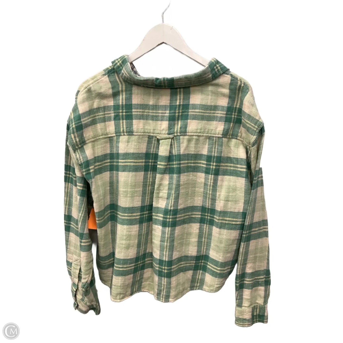 Top Long Sleeve By American Eagle In Green, Size: Xl
