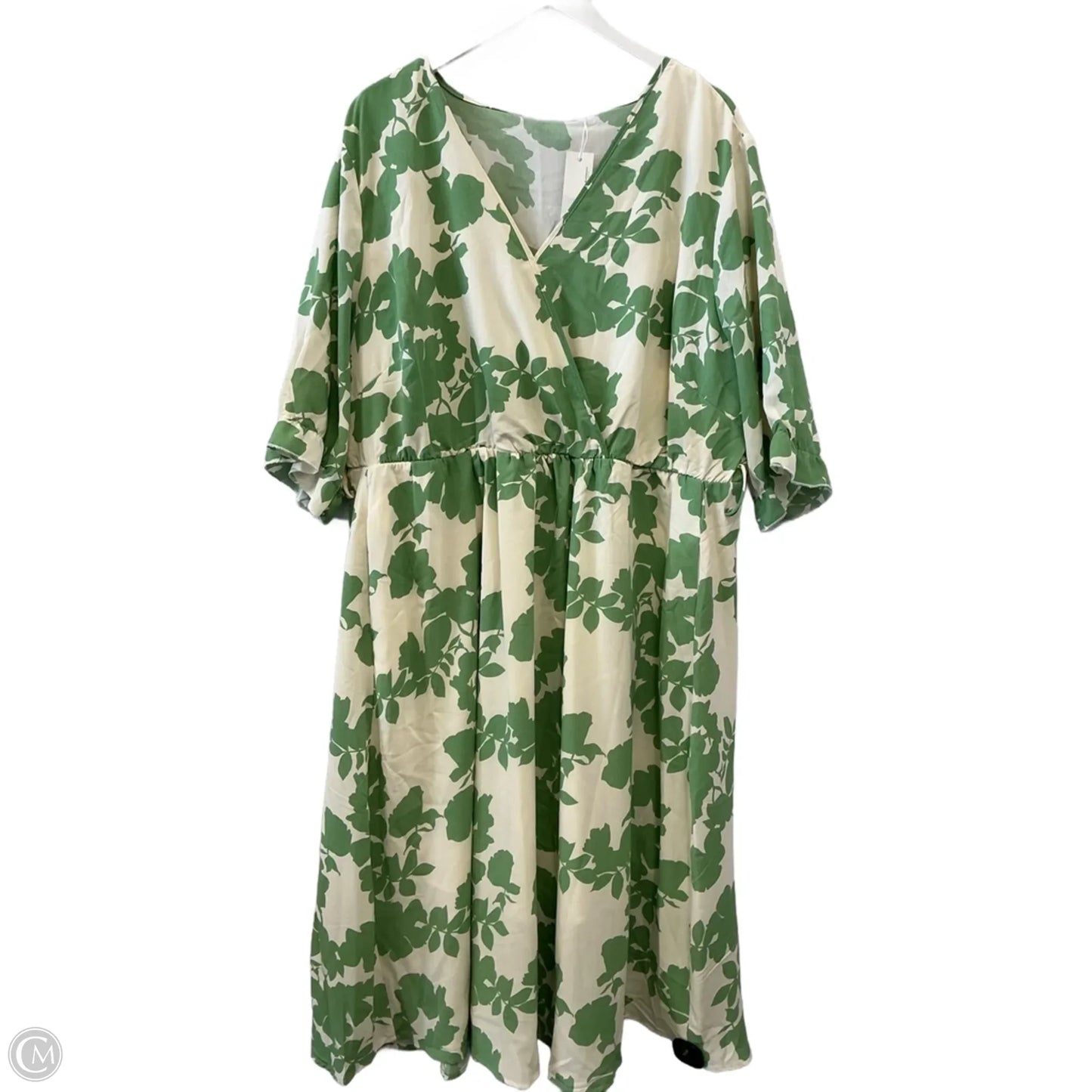 Dress Casual Midi By Bloomchic In Green, Size: 3x