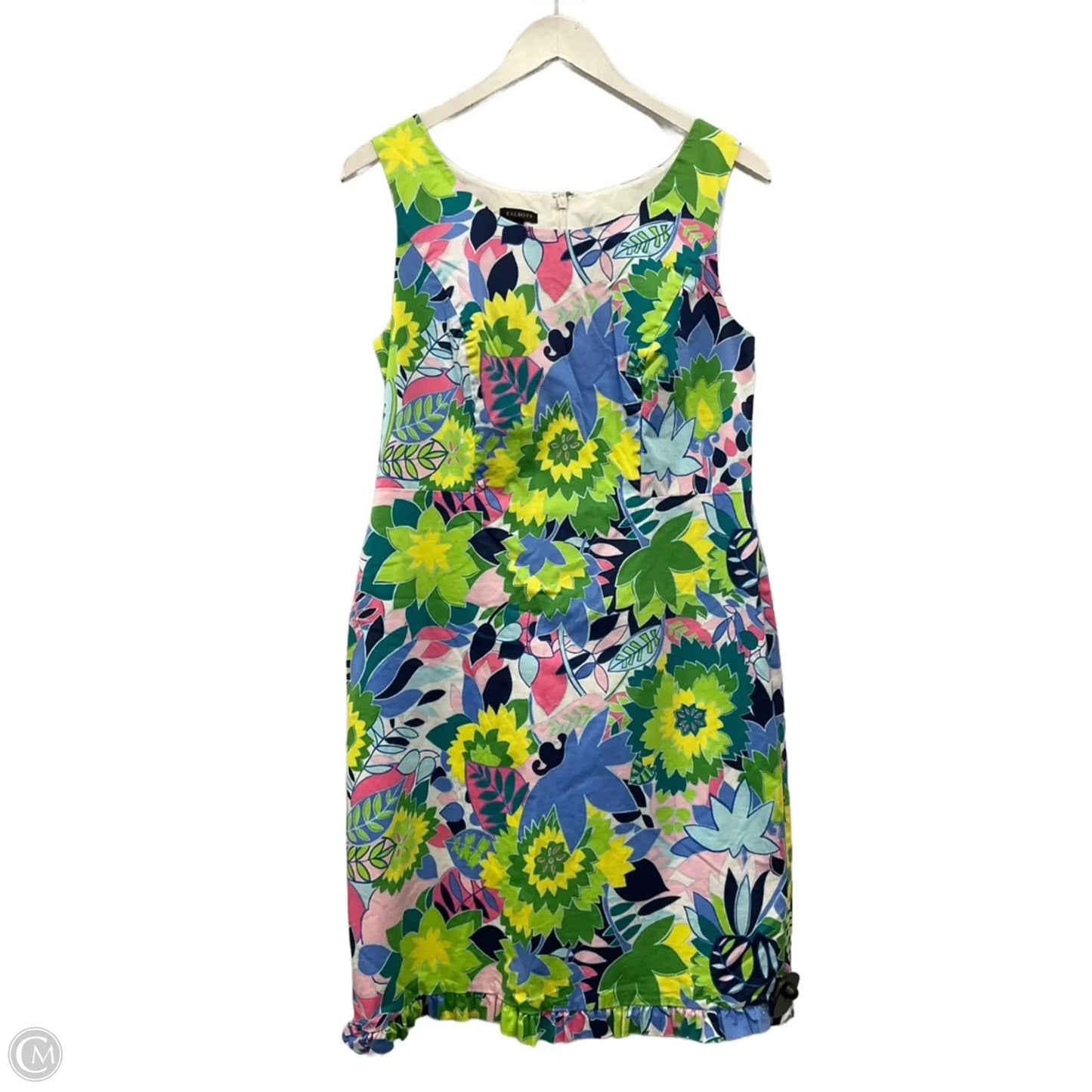 Dress Casual Short By Talbots In Blue & Green, Size: M