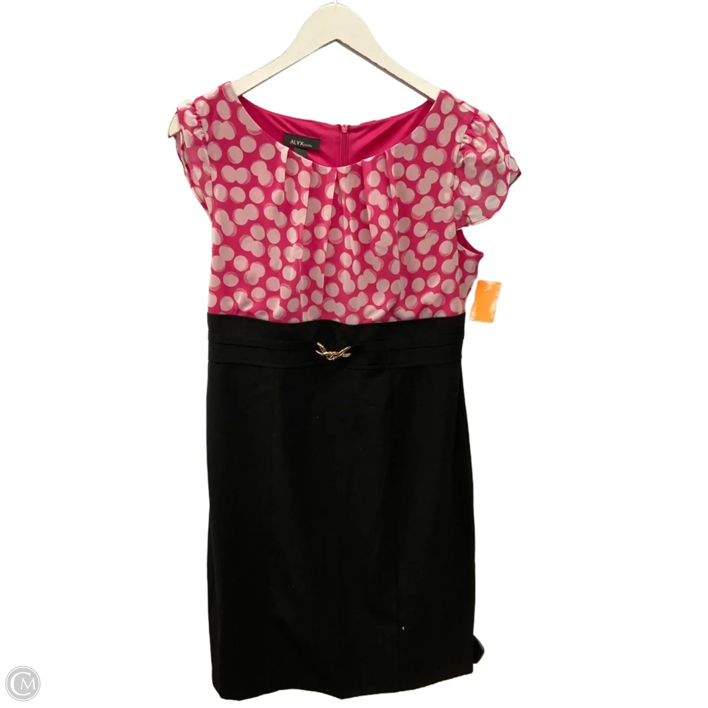 Dress Casual Short By Alyx In Pink & White, Size: M
