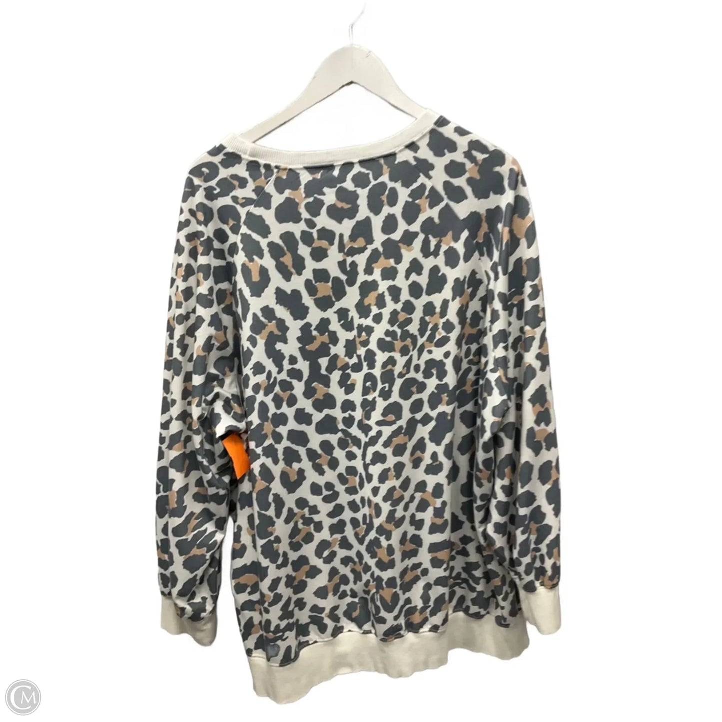 Top Long Sleeve By Clothes Mentor In Animal Print, Size: Xl
