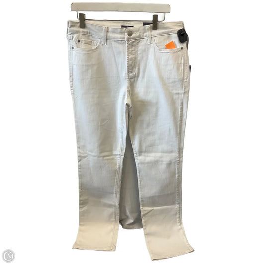 Jeans Straight By Not Your Daughters Jeans In White, Size: 12