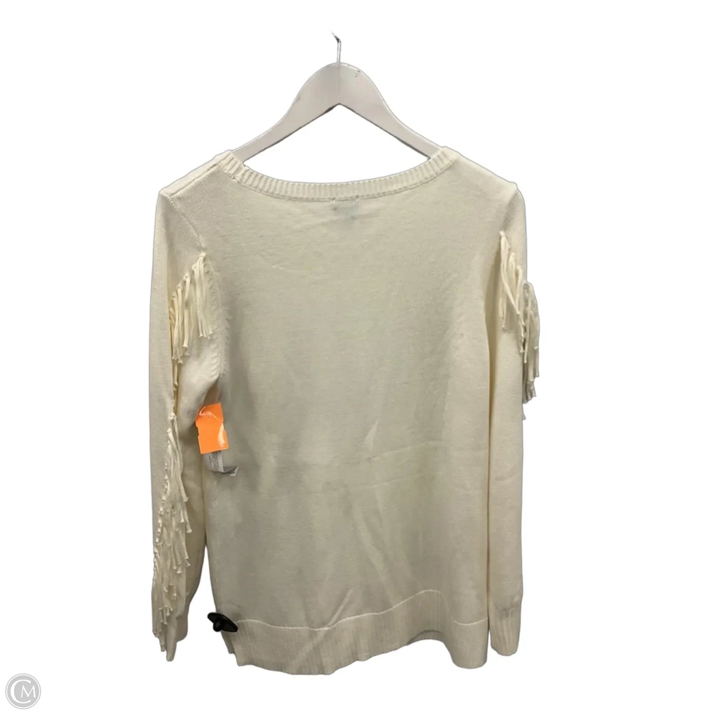 Sweater By Chicos In Cream, Size: M