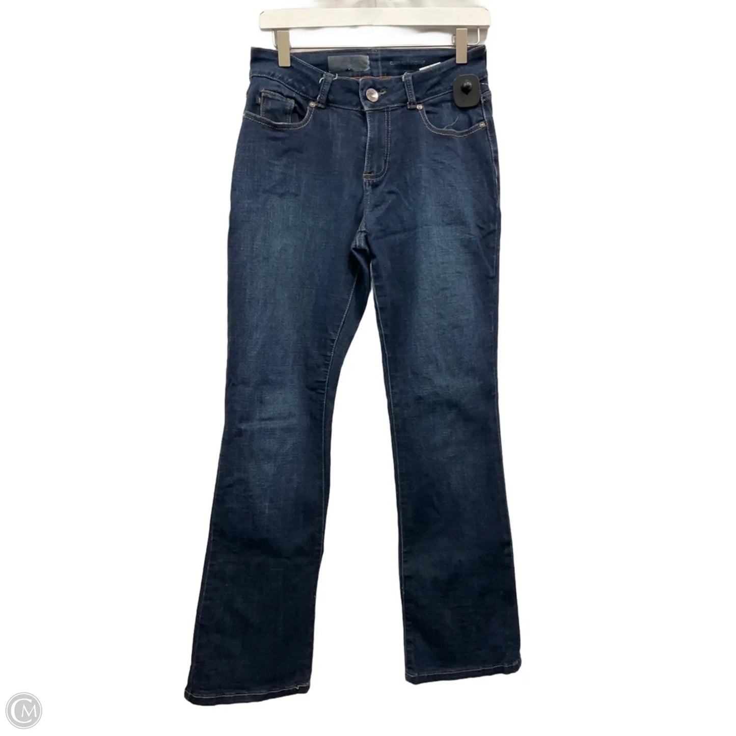 Jeans Boot Cut By Lee In Blue Denim, Size: 4