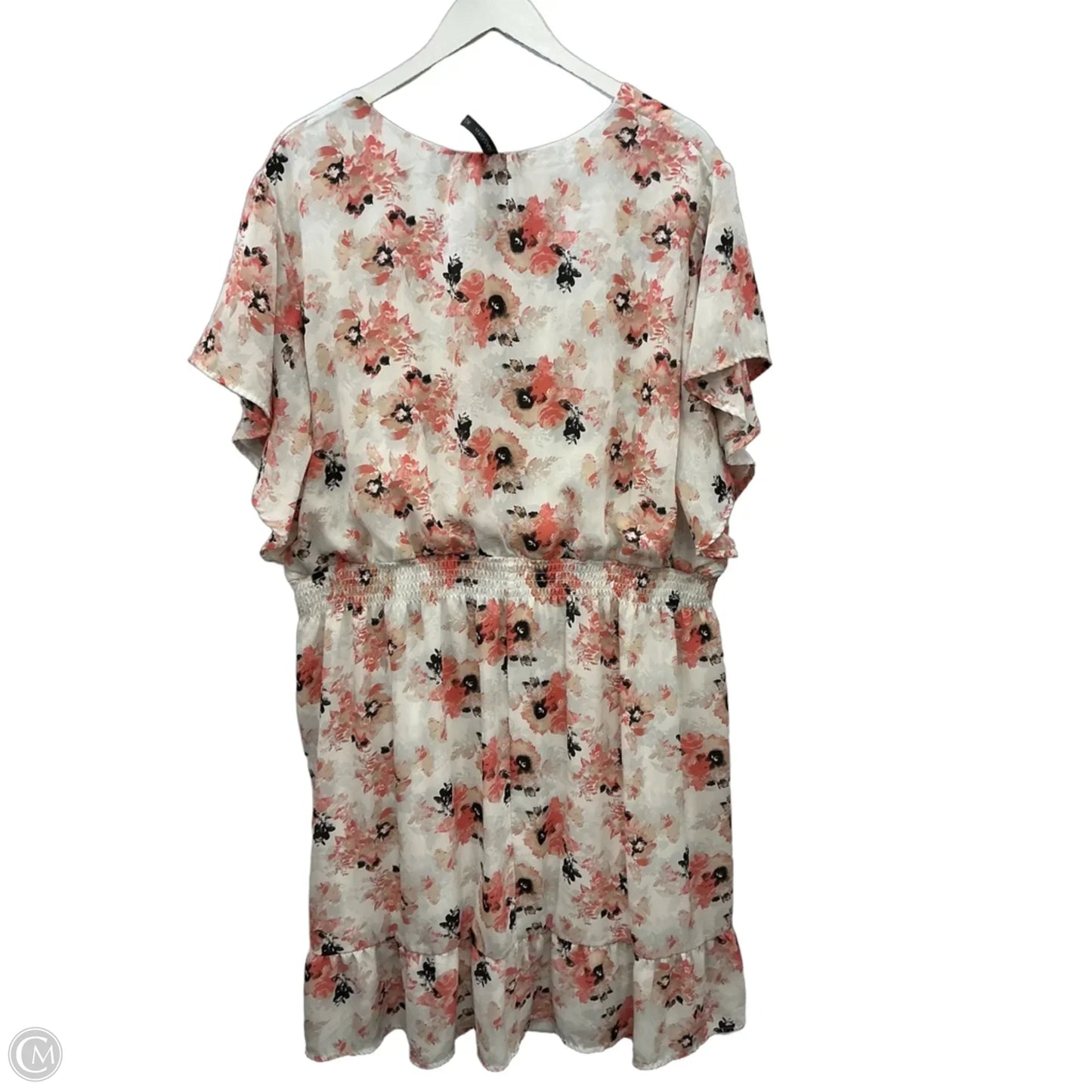 Dress Casual Short By Massini In Peach, Size: 3x