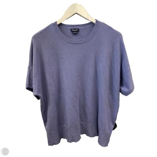 Top Short Sleeve By Splendid In Purple, Size: S