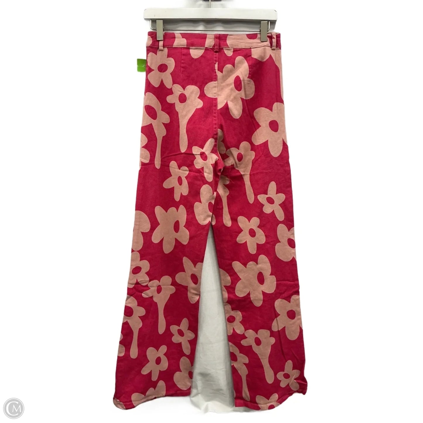 Jeans Wide Leg By Bailey Rose In Pink, Size: 4