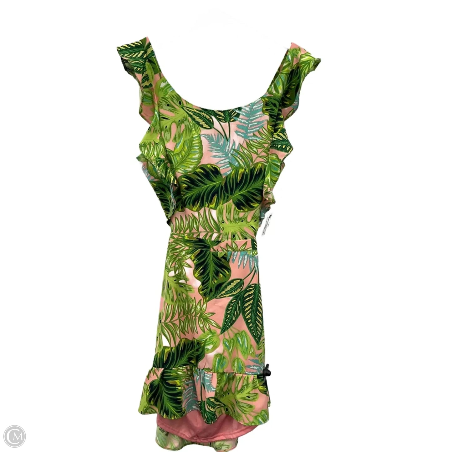 Dress Casual Short By Milk & Honey In Tropical Print, Size: S