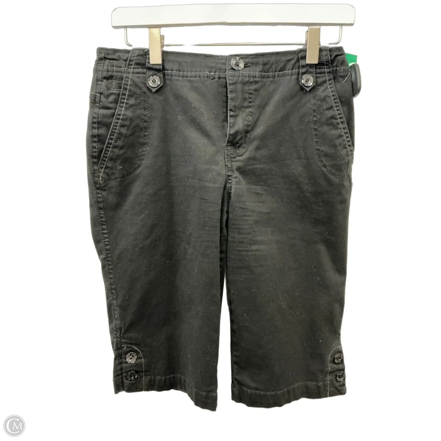 Shorts By Gloria Vanderbilt In Black, Size: 6