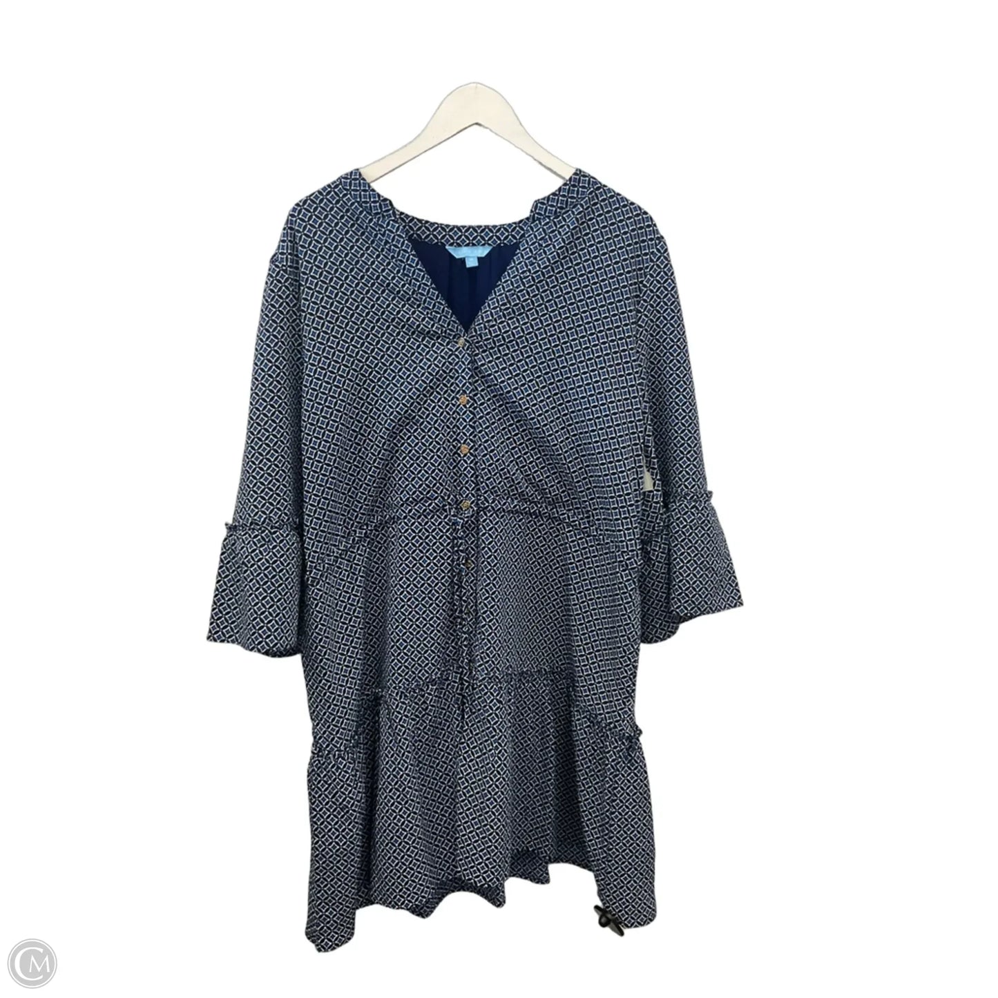 Dress Casual Short By Draper James In Blue, Size: Xl