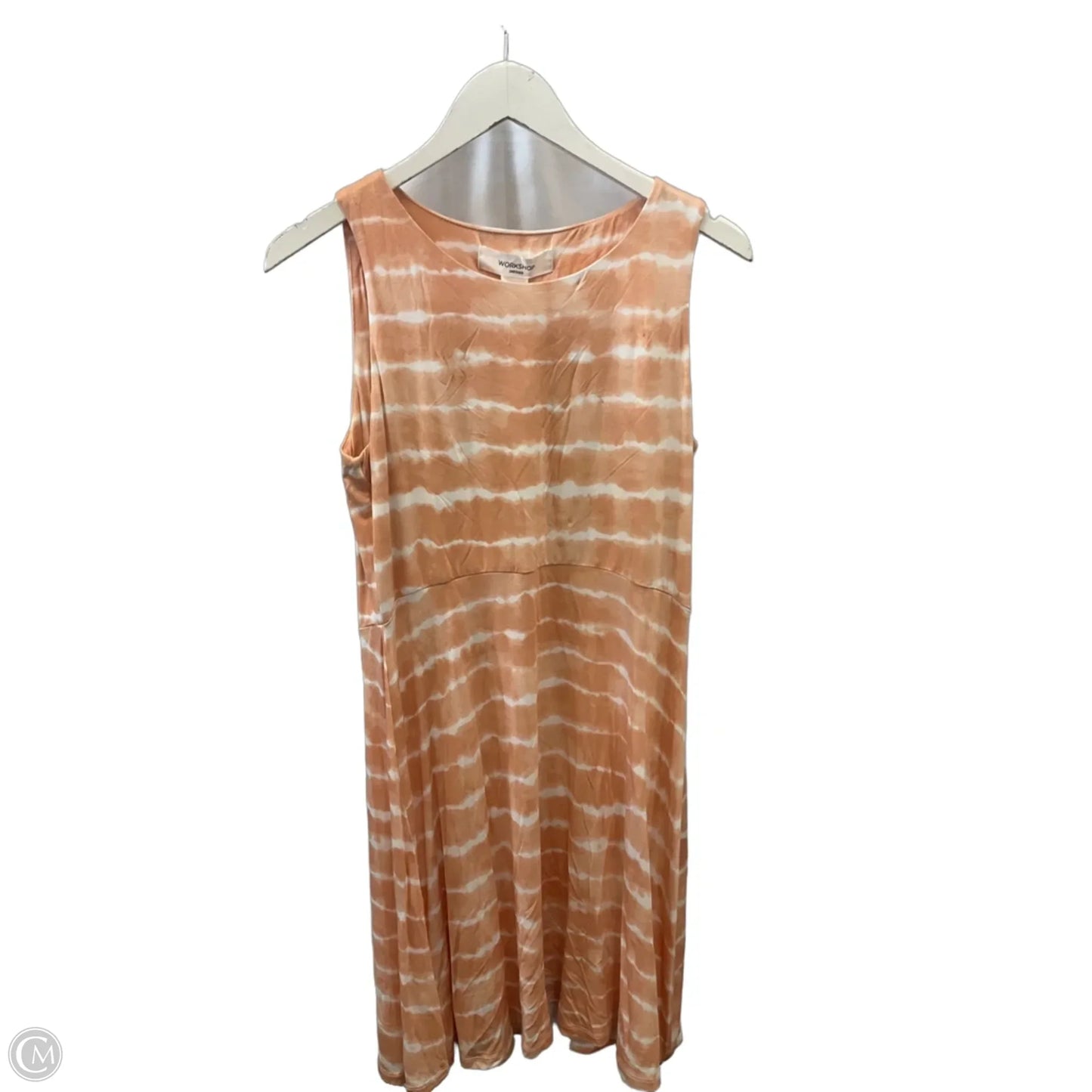Dress Casual Midi By Workshop In Orange, Size: M