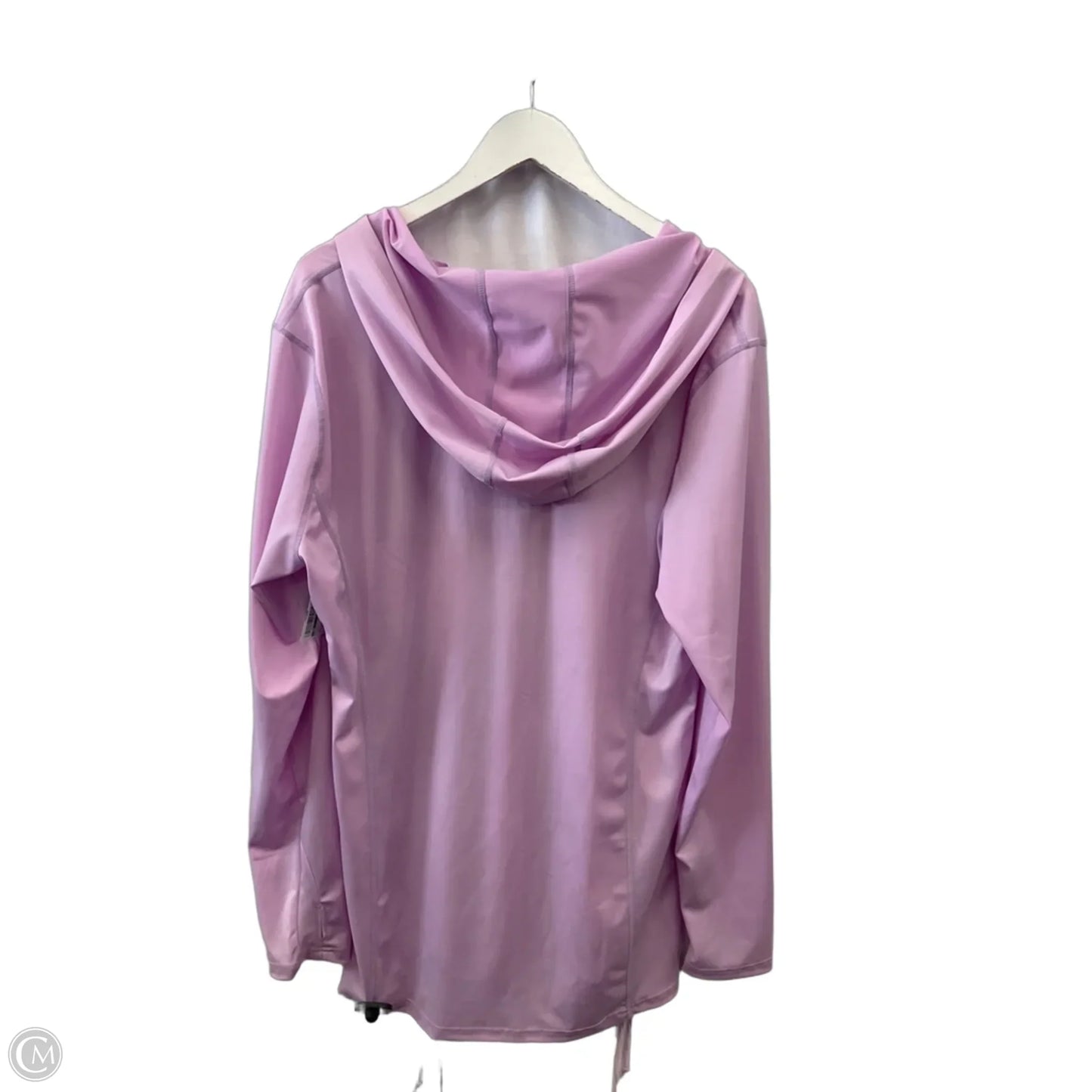 Athletic Top Long Sleeve Hoodie By Cme In Purple, Size: Xxl