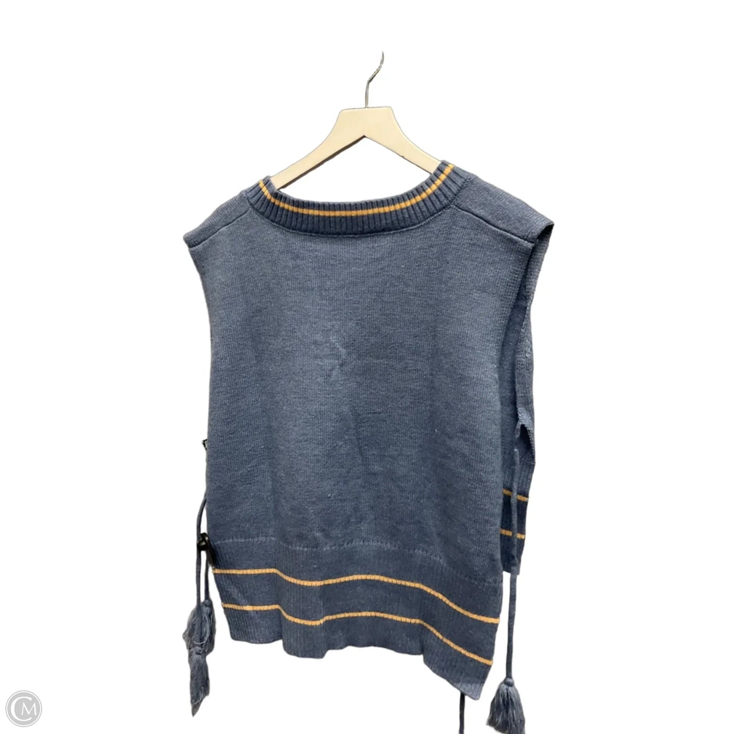 Vest Sweater By Cme In Blue, Size: S