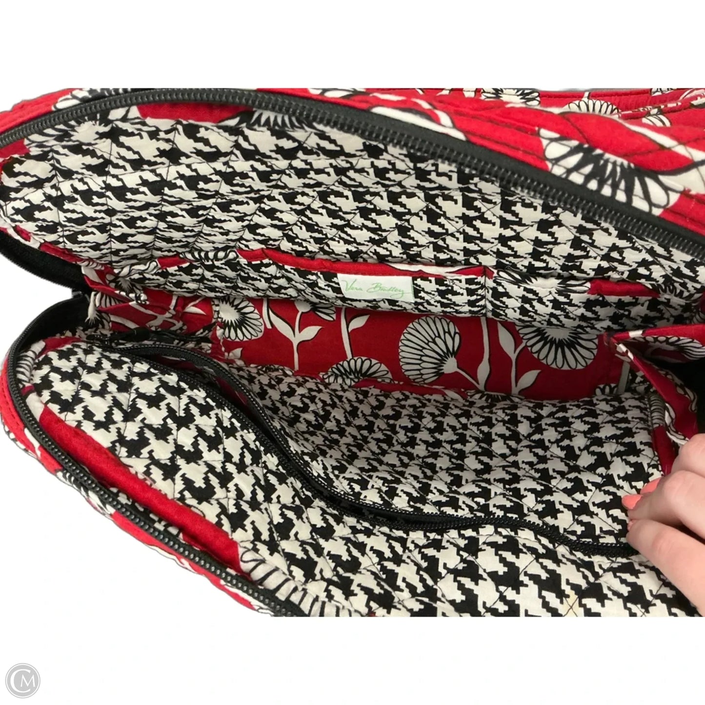 Handbag By Vera Bradley, Size: Large