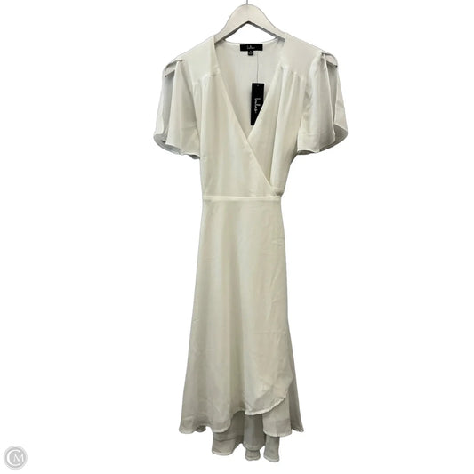 Dress Casual Midi By Lulus In White, Size: M