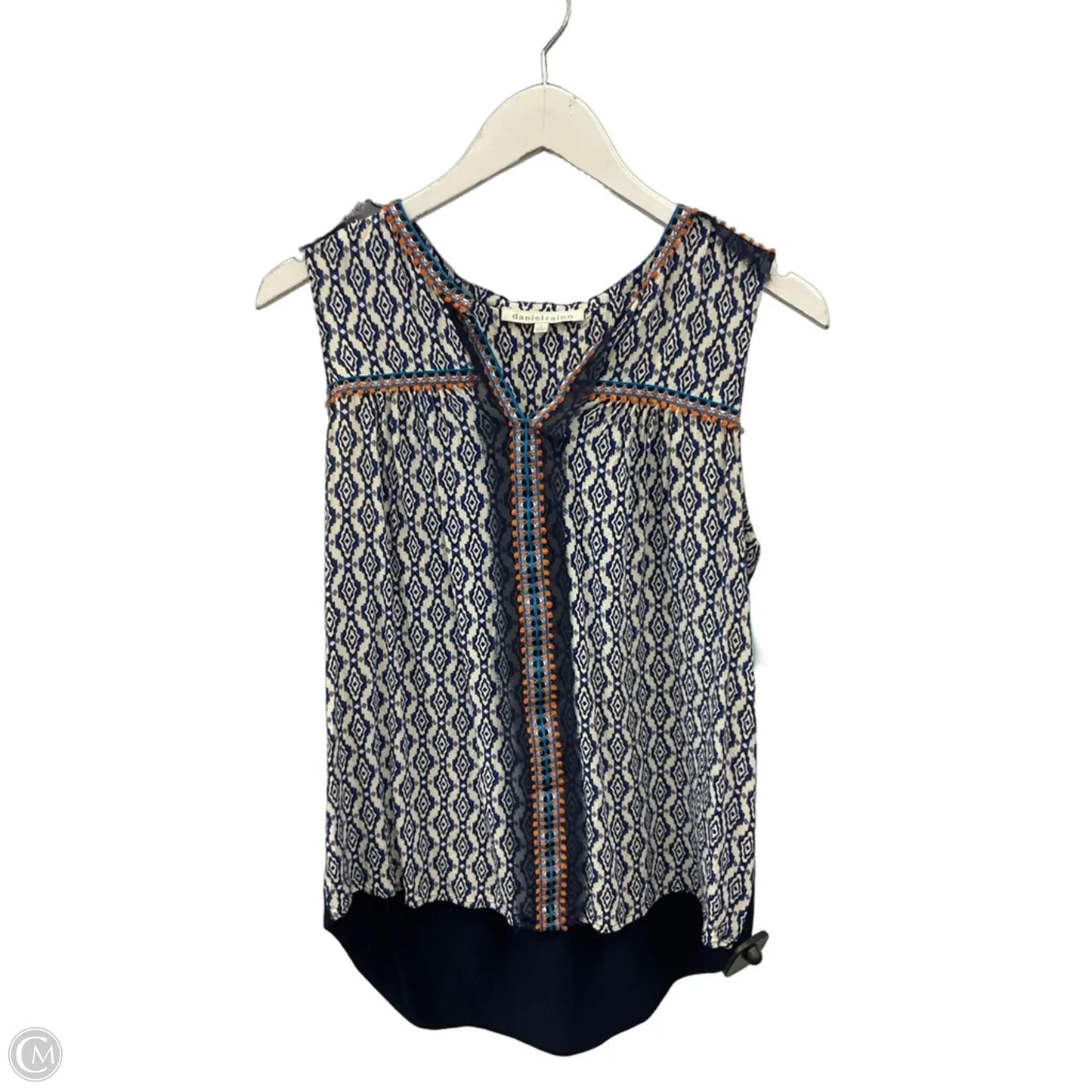 Top Sleeveless By Daniel Rainn In Blue, Size: S