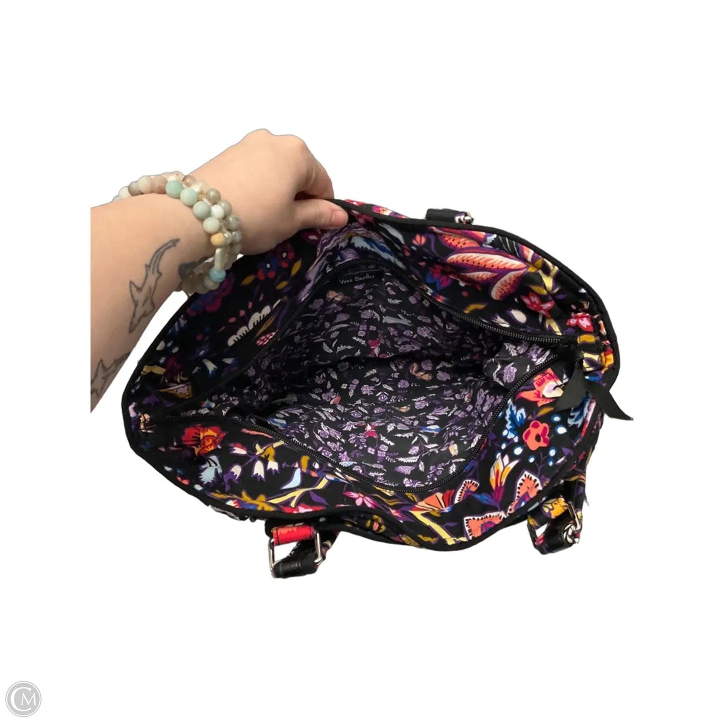 Handbag By Vera Bradley, Size: Large