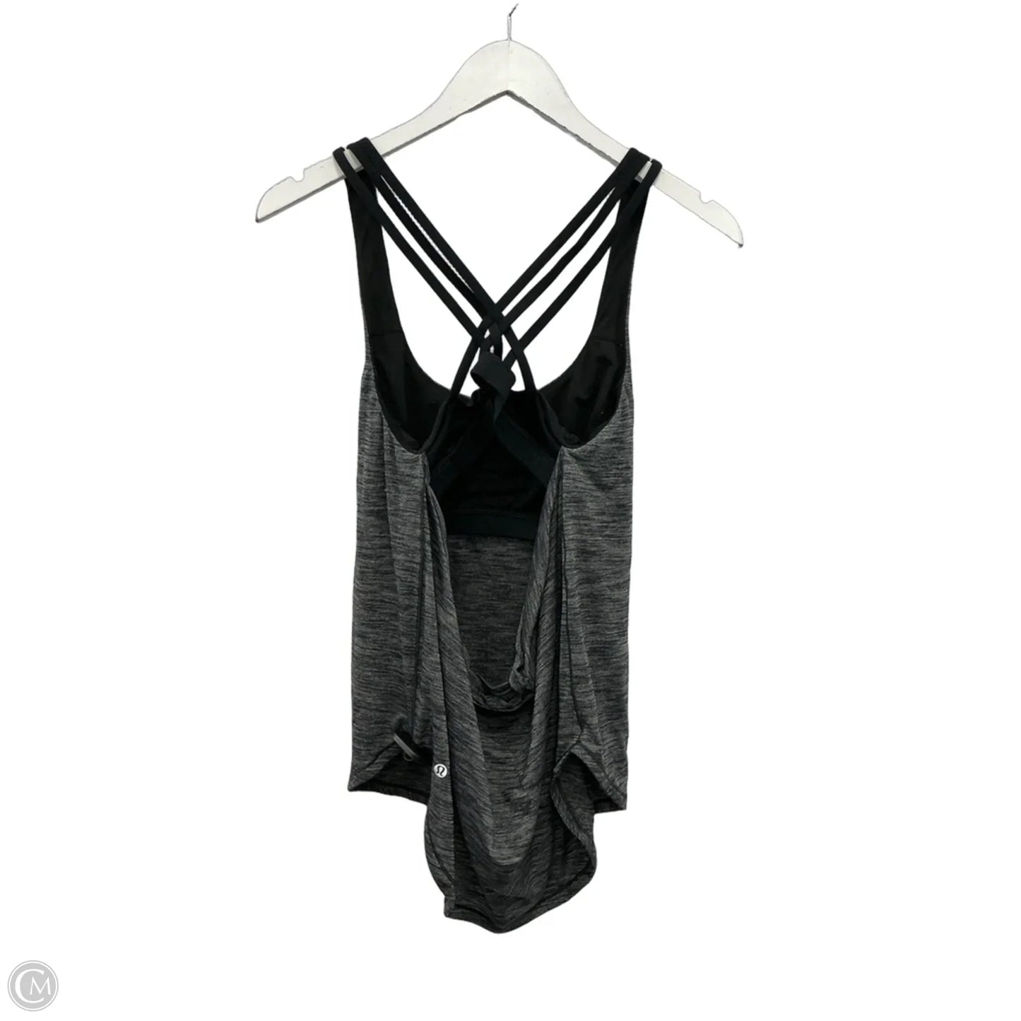 Athletic Tank Top By Lululemon In Grey, Size: S