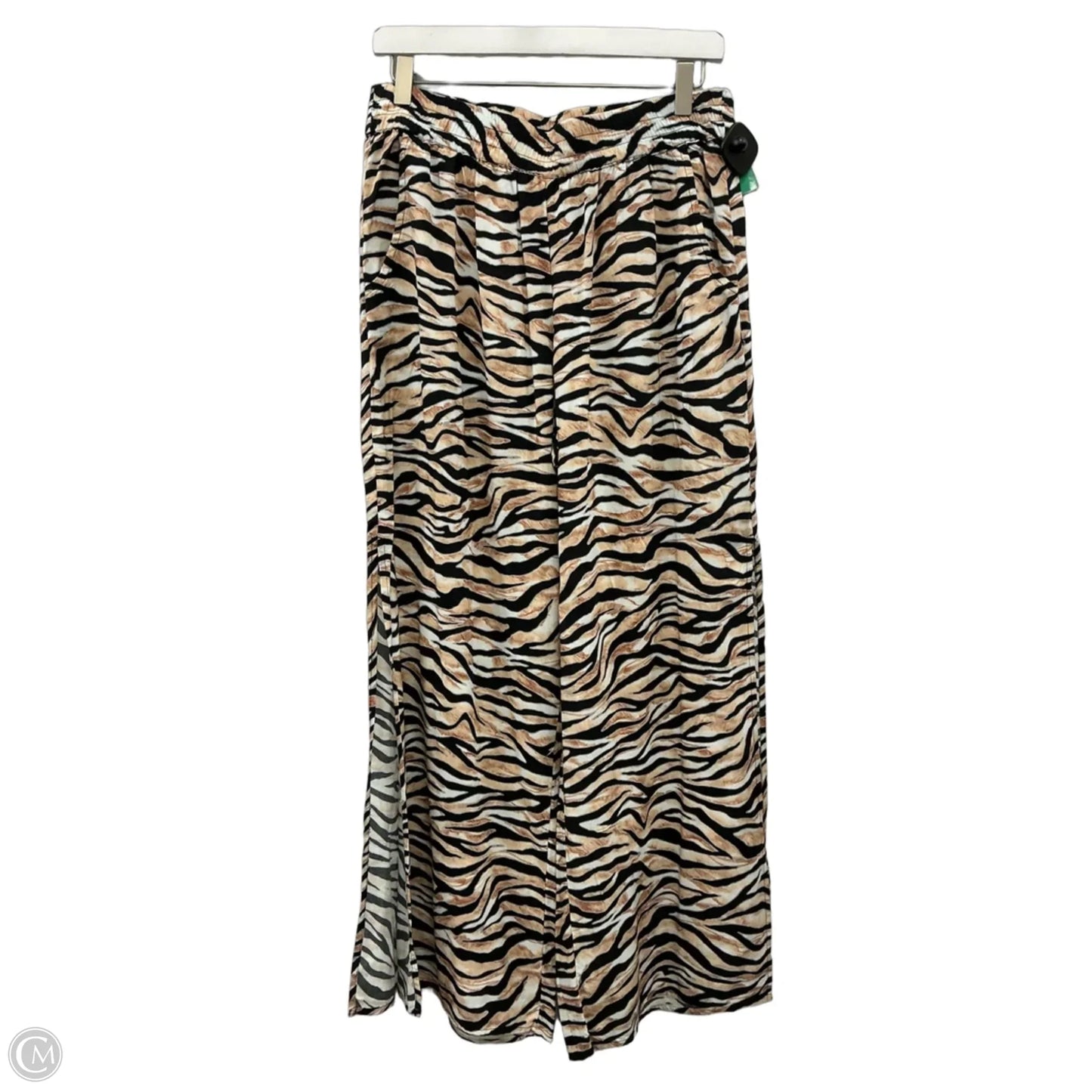 Pants Wide Leg By Clothes Mentor In Zebra Print, Size: 8