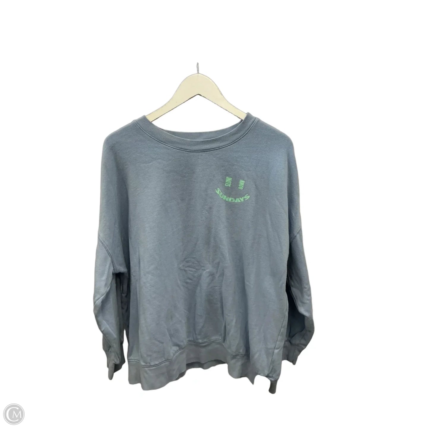 Sweatshirt Crewneck By Old Navy In Blue, Size: L