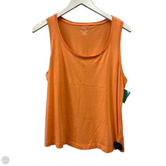 Tank Top By J. Crew In Orange, Size: L