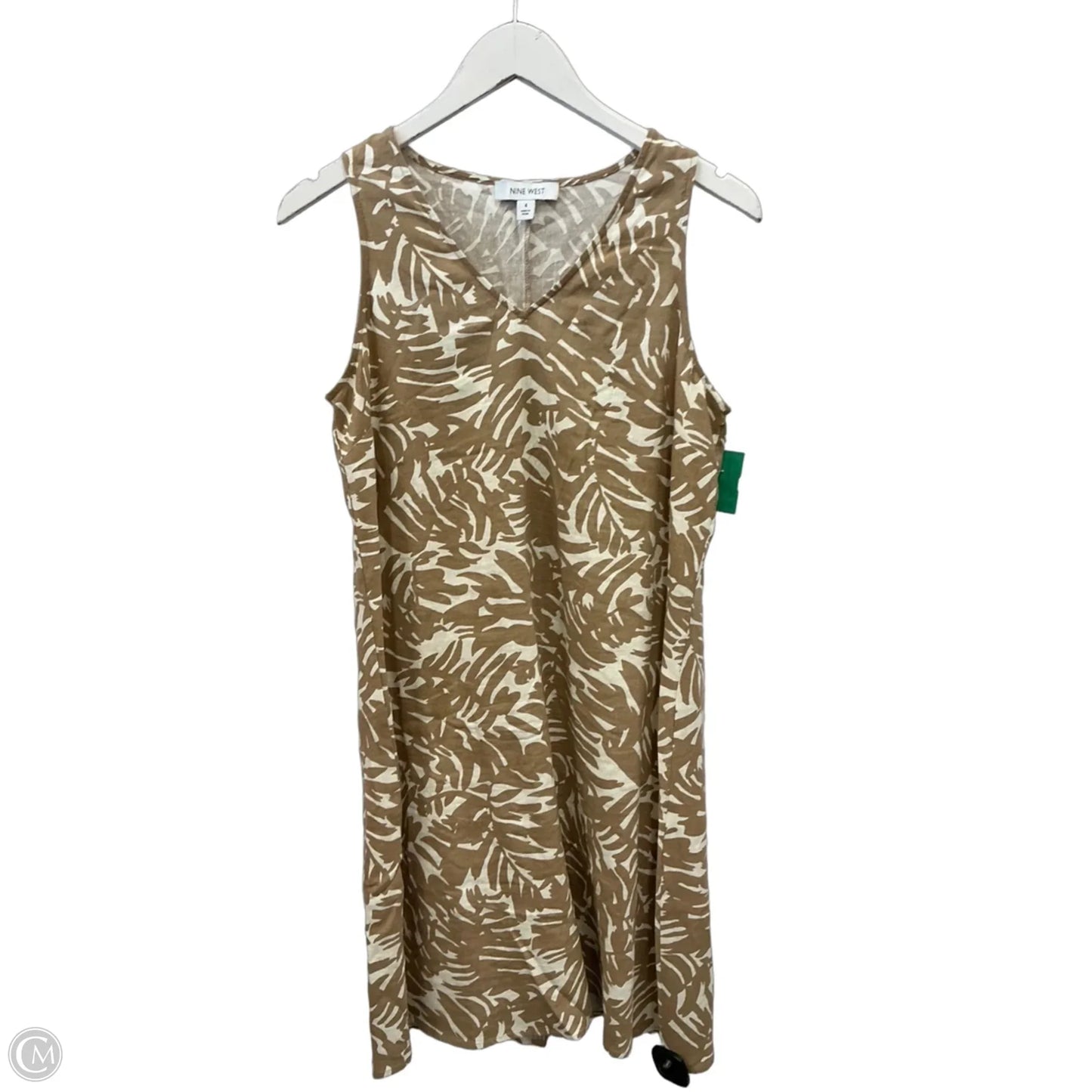 Dress Casual Short By Nine West Apparel In Beige, Size: S
