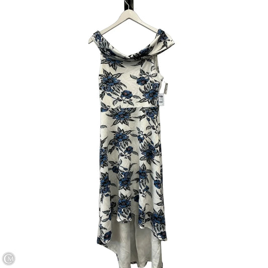 Dress Casual Maxi By Charlotte Russe In Blue & White, Size: M