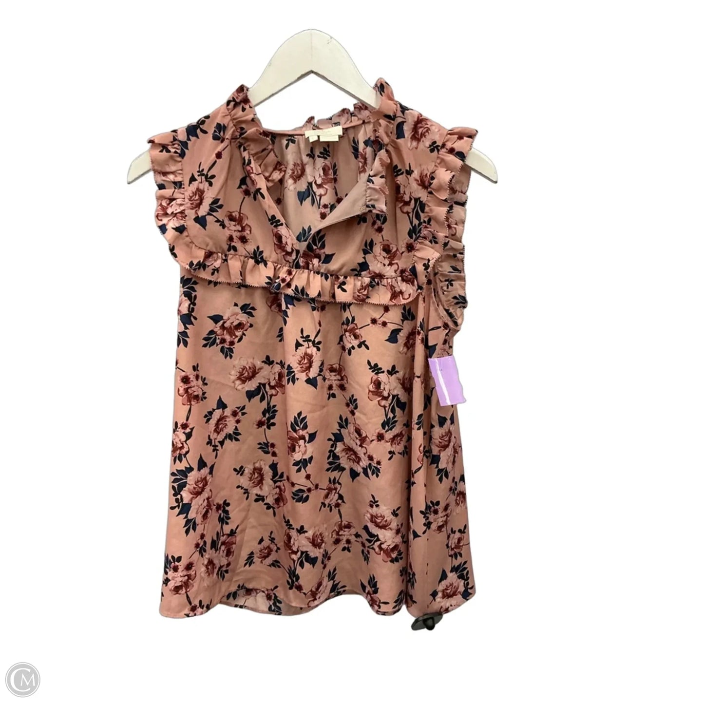 Top Sleeveless Designer By Kate Spade In Mauve, Size: L