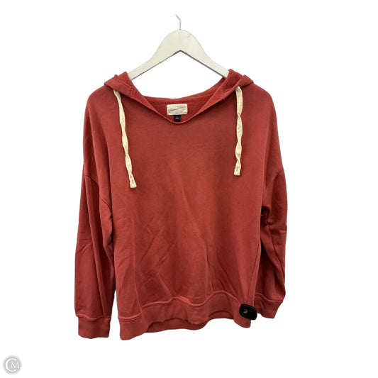 Sweatshirt Hoodie By Universal Thread In Orange, Size: S