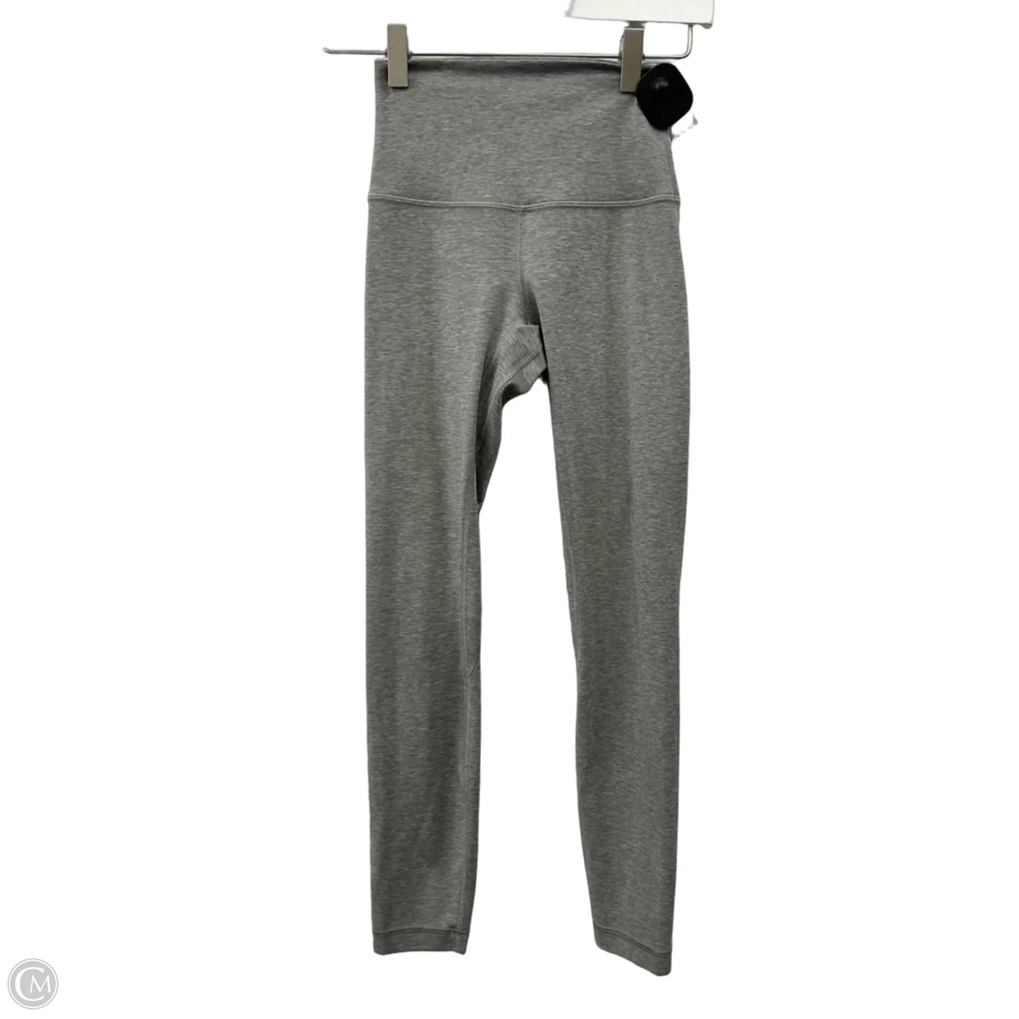 Athletic Leggings By Lululemon In Grey, Size: Xs