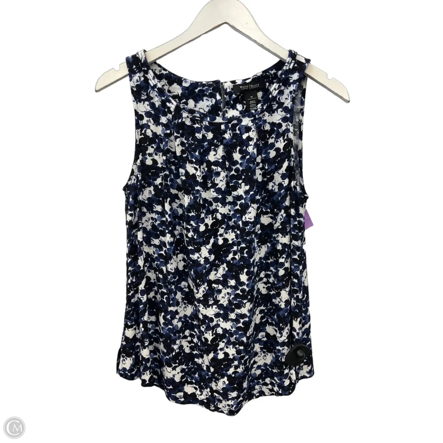 Top Sleeveless By White House Black Market In Blue, Size: M