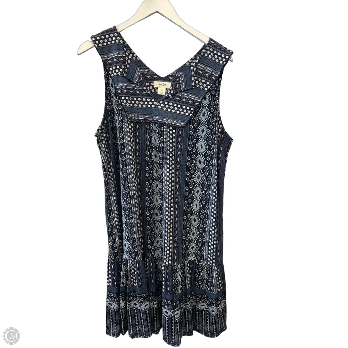 Dress Casual Short By Style And Company In Blue, Size: Xl