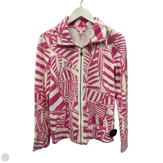 Jacket Other By Lilly Pulitzer In Pink & White, Size: S