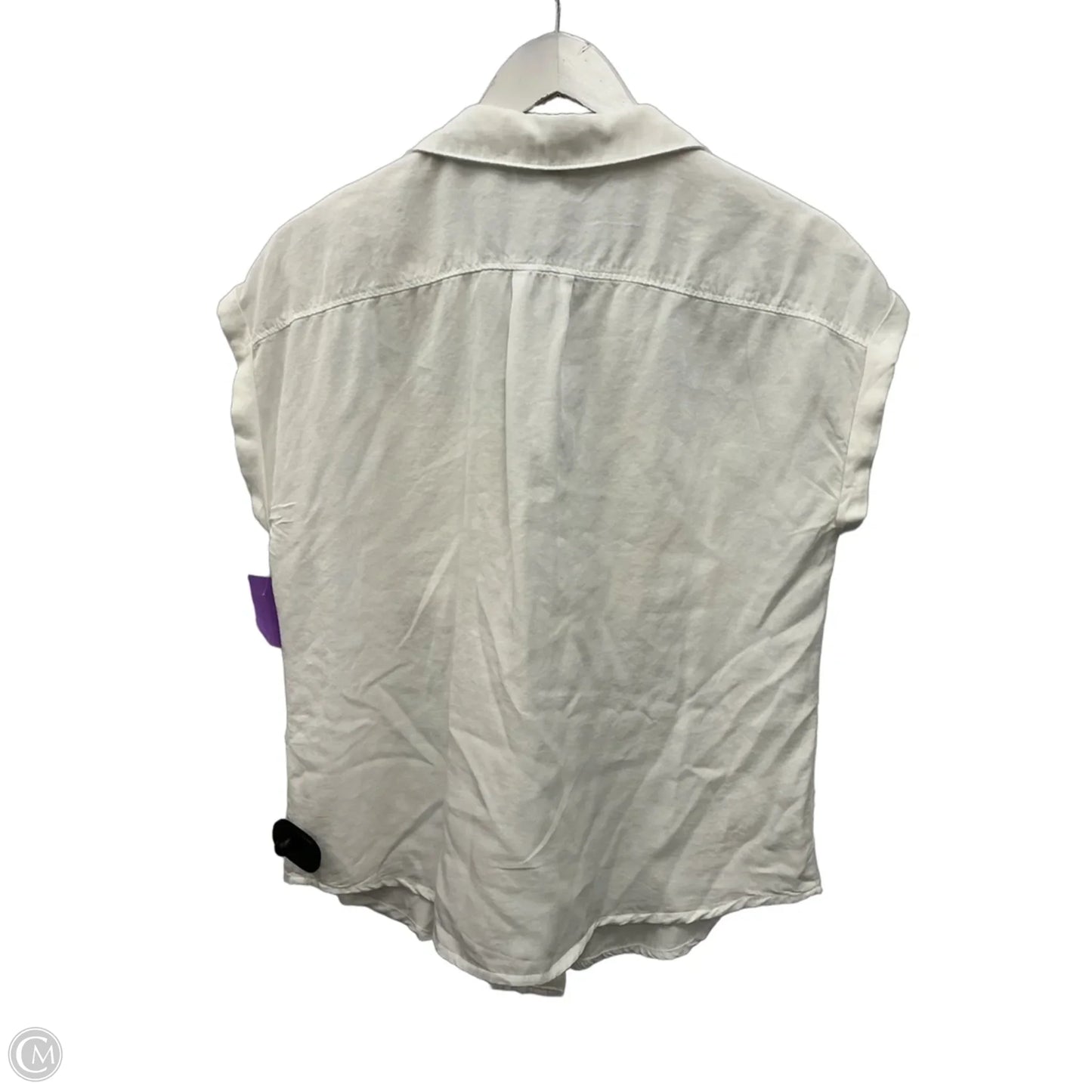 Top Short Sleeve By Love Tree In White, Size: S