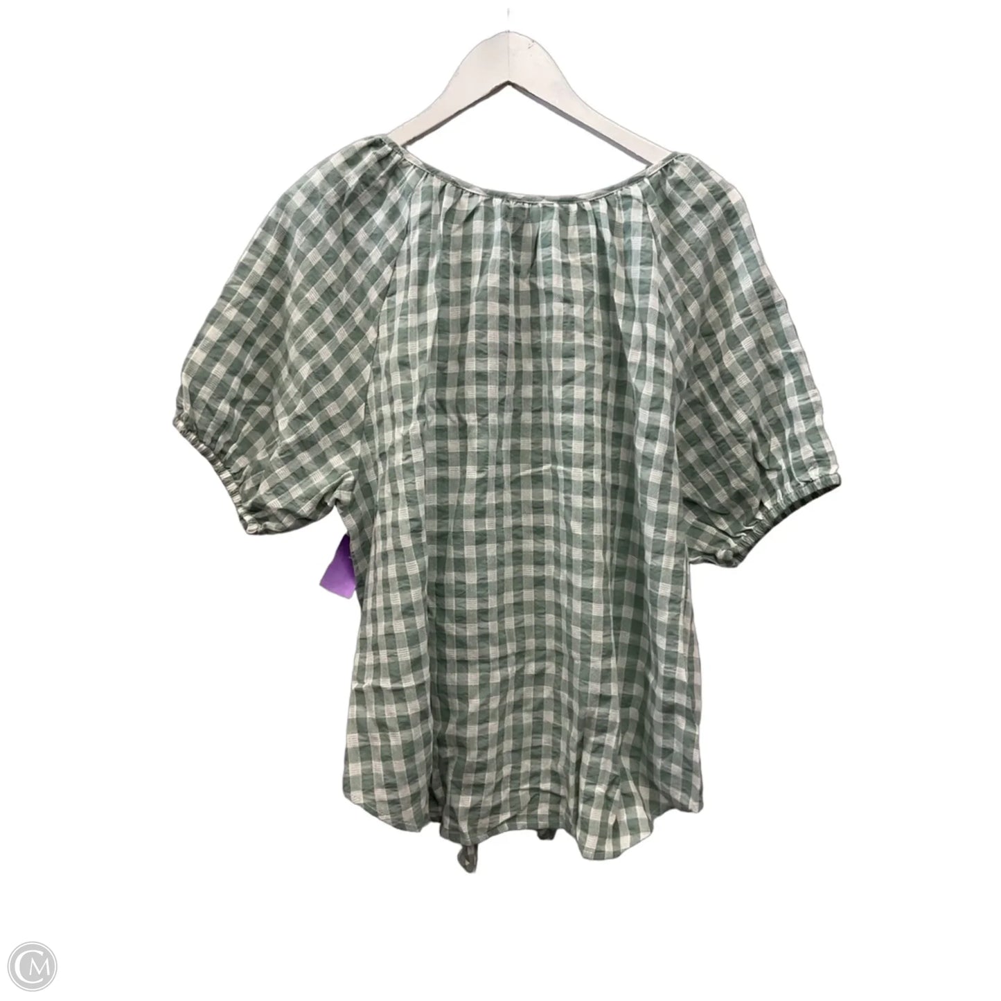 Top Short Sleeve By Clothes Mentor In Green, Size: L