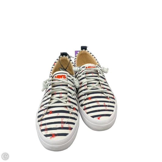 Shoes Sneakers By Sperry In Blue & White, Size: 10