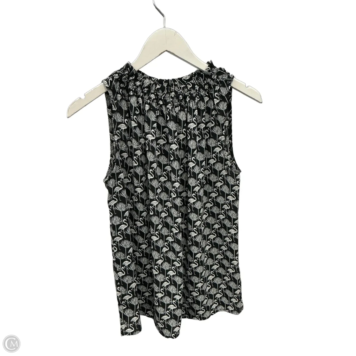 Top Sleeveless By Catherine Malandrino In Black & White, Size: S