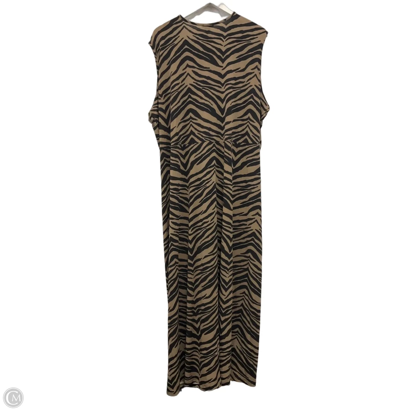 Dress Casual Maxi By Iman Hsn In Zebra Print, Size: 3x