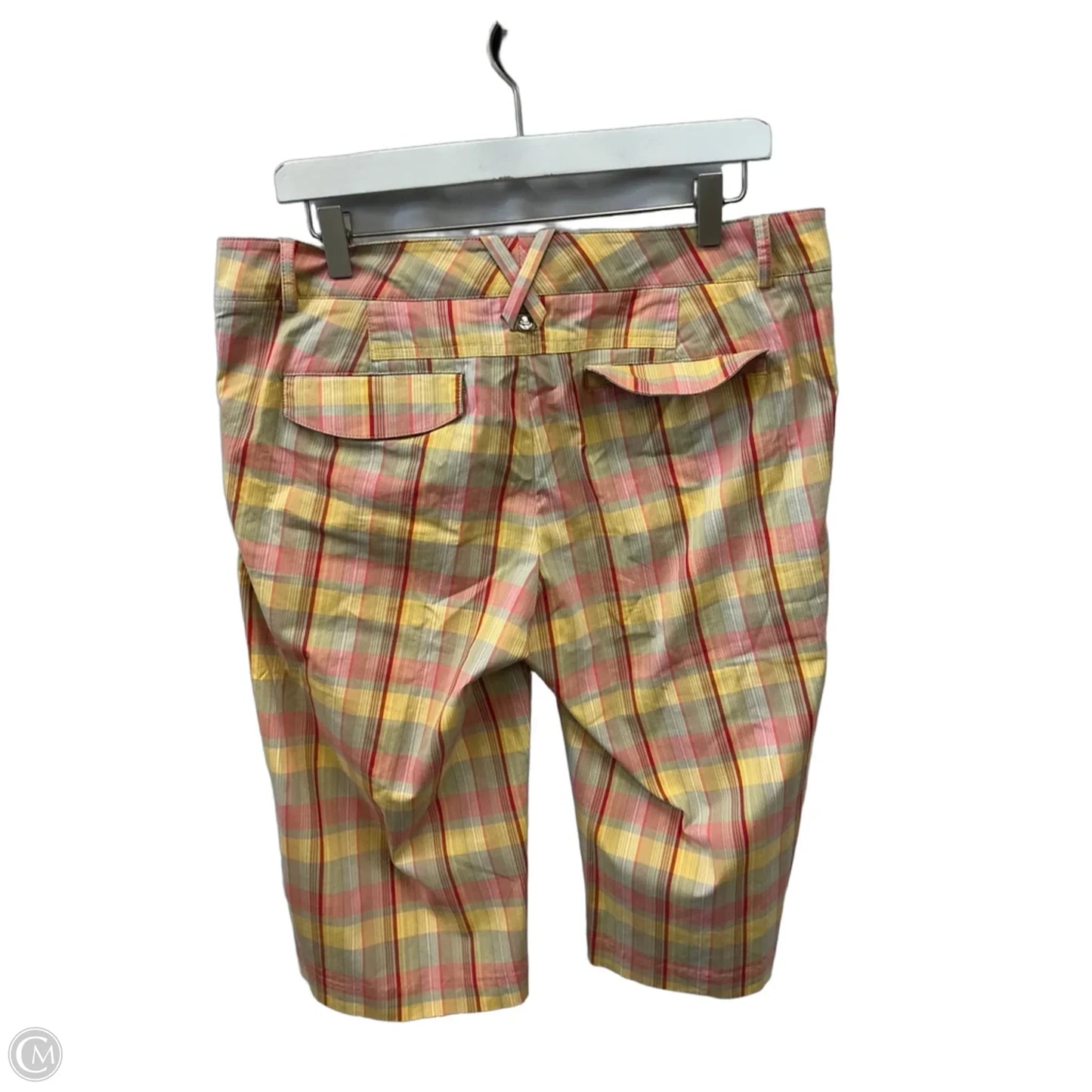 Athletic Shorts By Dockers In Orange & Yellow, Size: M