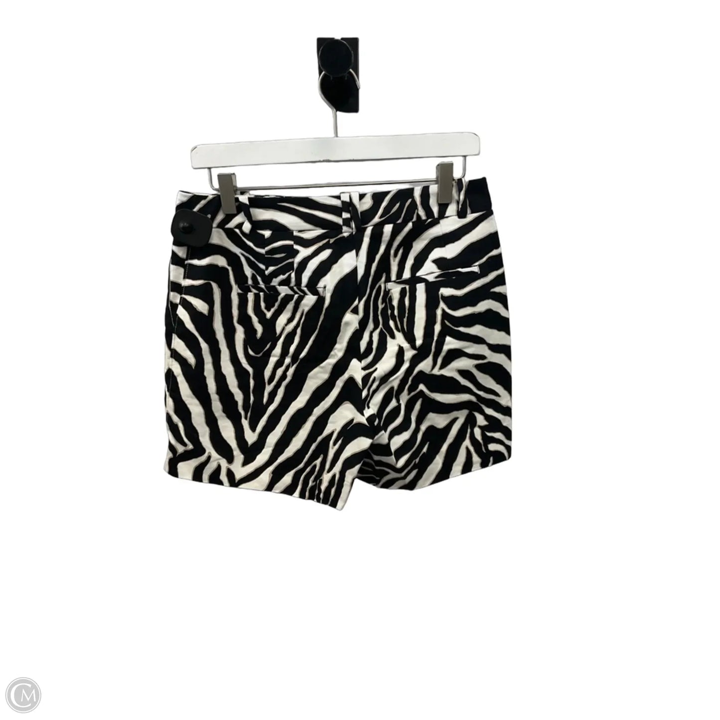 Shorts By White House Black Market In Zebra Print, Size: 6