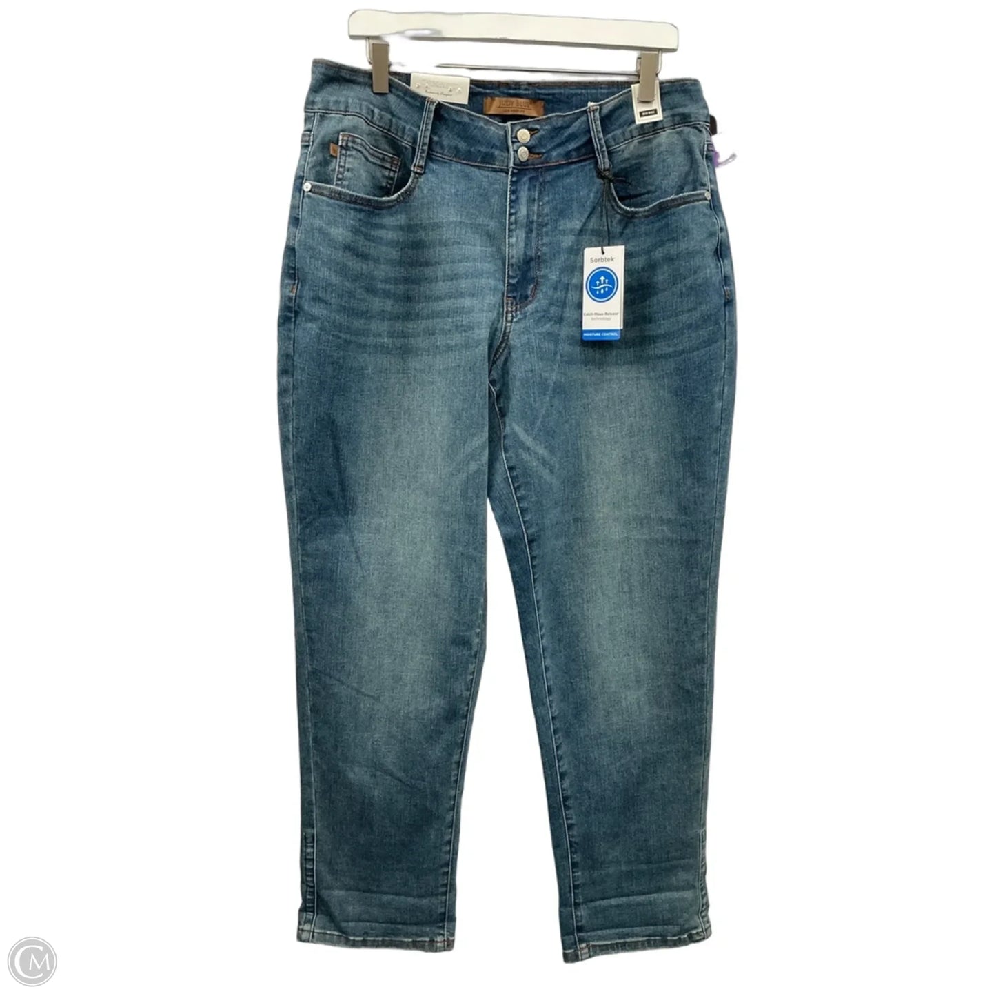 Jeans Boyfriend By Judy Blue In Blue Denim, Size: 16