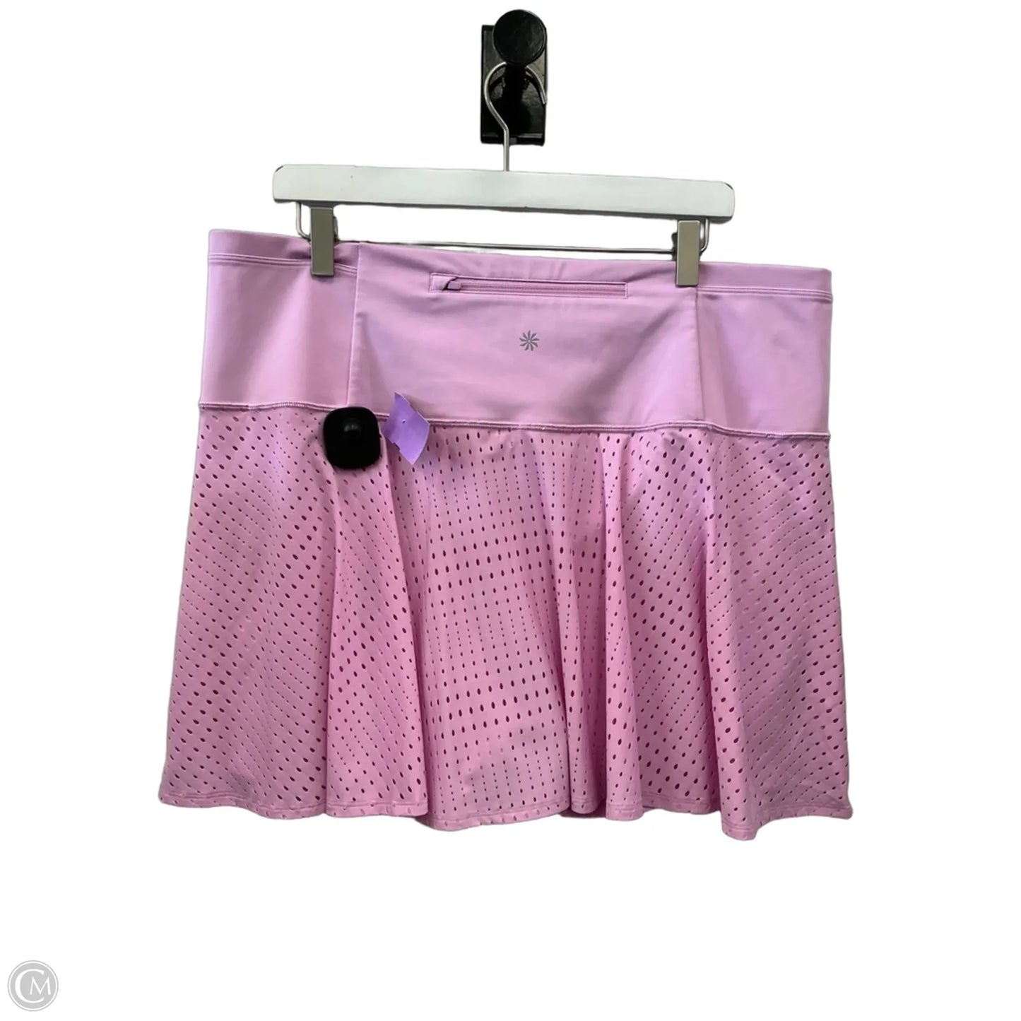 Athletic Shorts By Athleta In Purple, Size: 2x