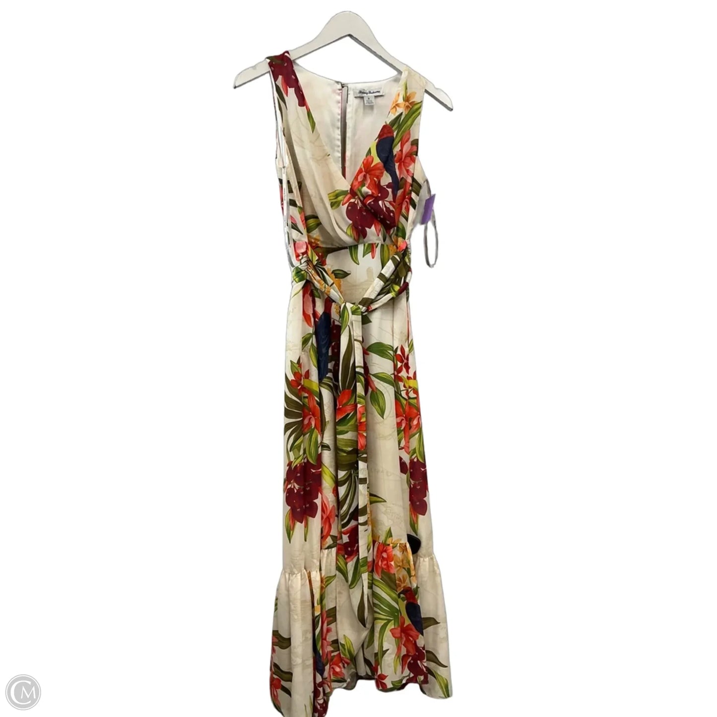 Dress Casual Maxi By Tommy Bahama In Tropical Print, Size: Xs