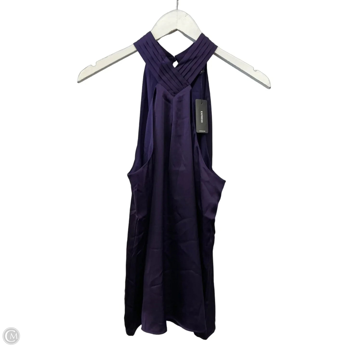 Top Sleeveless By Express In Purple, Size: M