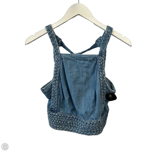 Top Sleeveless By Maeve In Blue Denim, Size: Xs