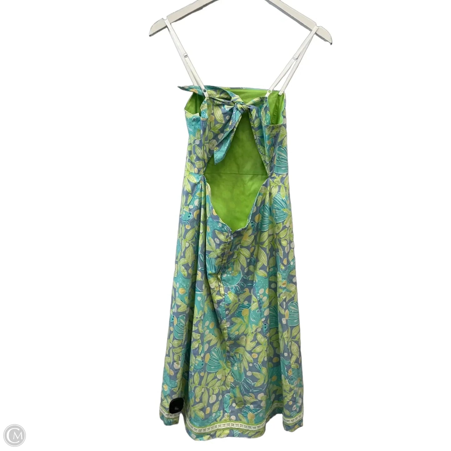 Dress Casual Short By Lilly Pulitzer In Blue & Green, Size: M
